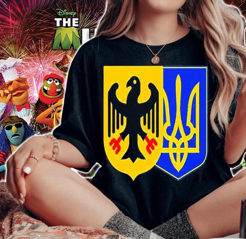 Germans Stand With Ukraine T-Shirt woman shirt