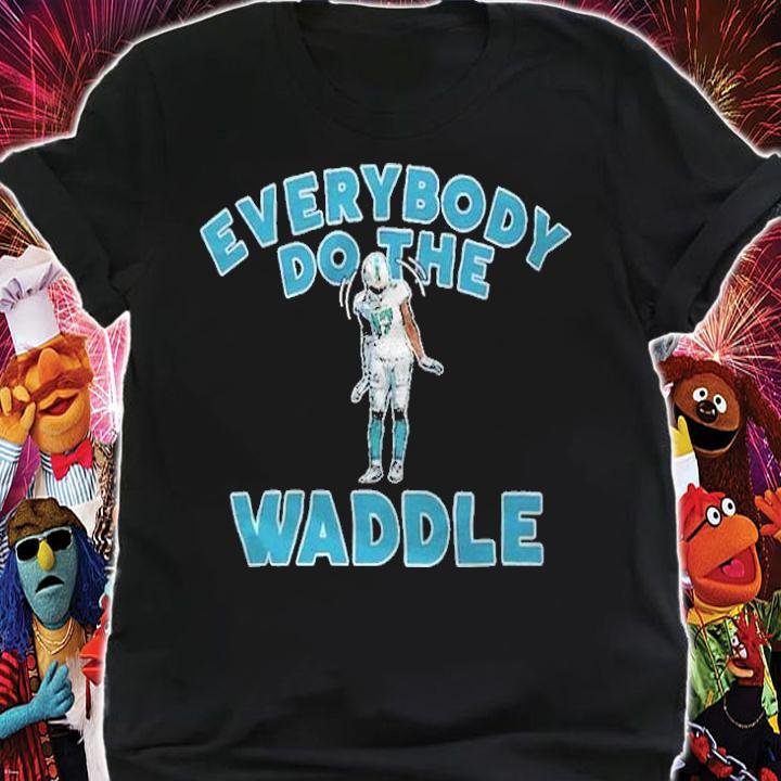 Jaylen Waddle Miami Dolphins Everybody do the waddle T-shirt shirt