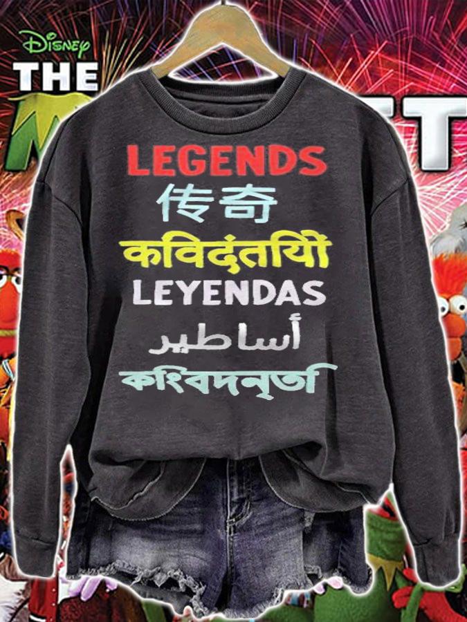 Norris Nuts Legends language T-shirt sweatshirt
