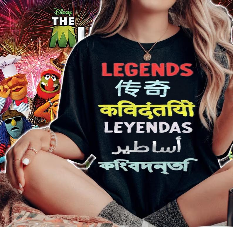 Norris Nuts Legends language T-shirt woman shirt