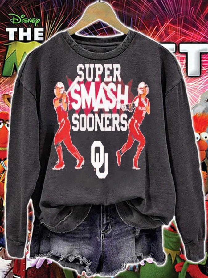 Oklahoma softball Super Smash Sooners shirt sweatshirt