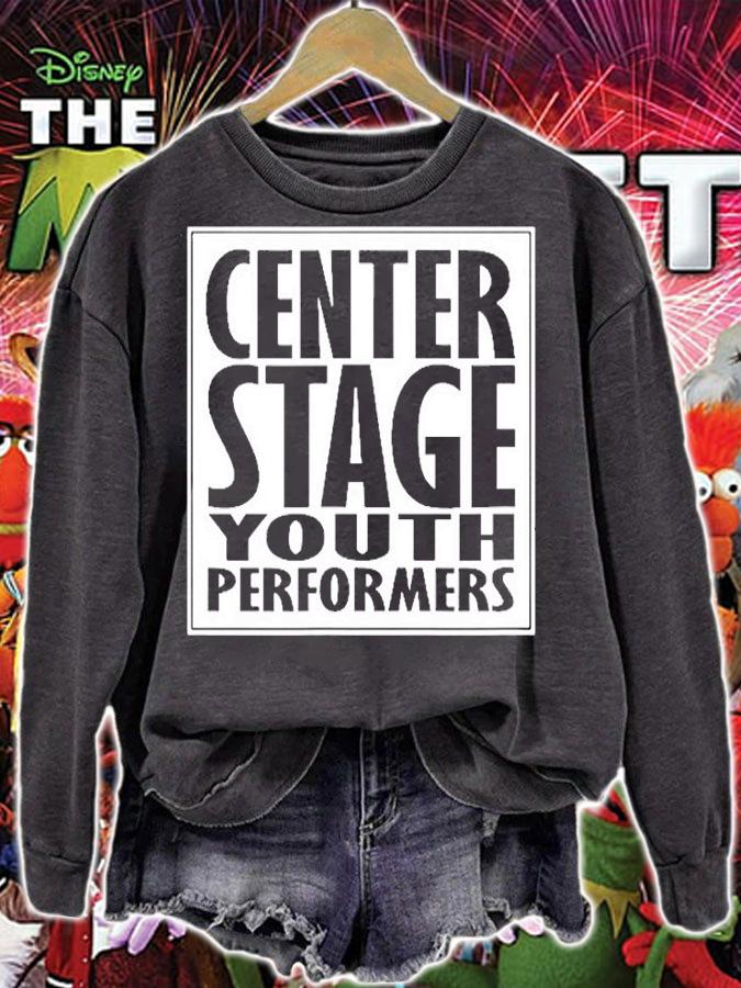 Center Stage Youth Performers Square Logo T-Shirt sweatshirt