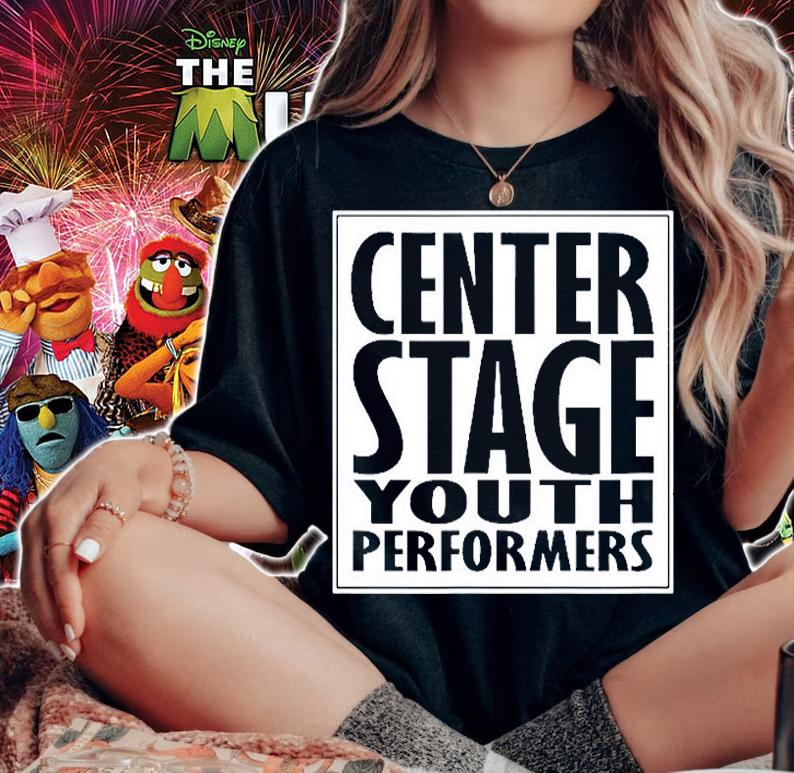 Center Stage Youth Performers Square Logo T-Shirt woman shirt