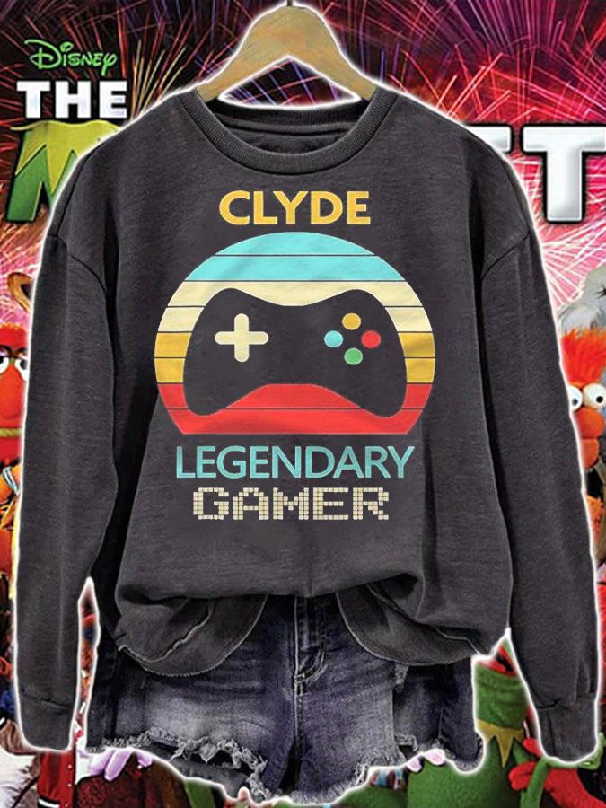 Clyde Name Gift Personalized Legendary Gamer Shirt
