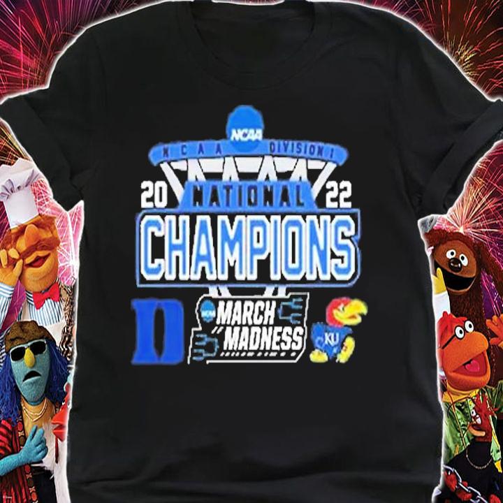 Duke Vs Kansas National Champions NCAA March Madness 2022 T-Shirt shirt
