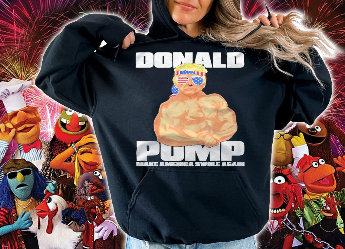Funny Donald Pump make America swole again T-shirt
