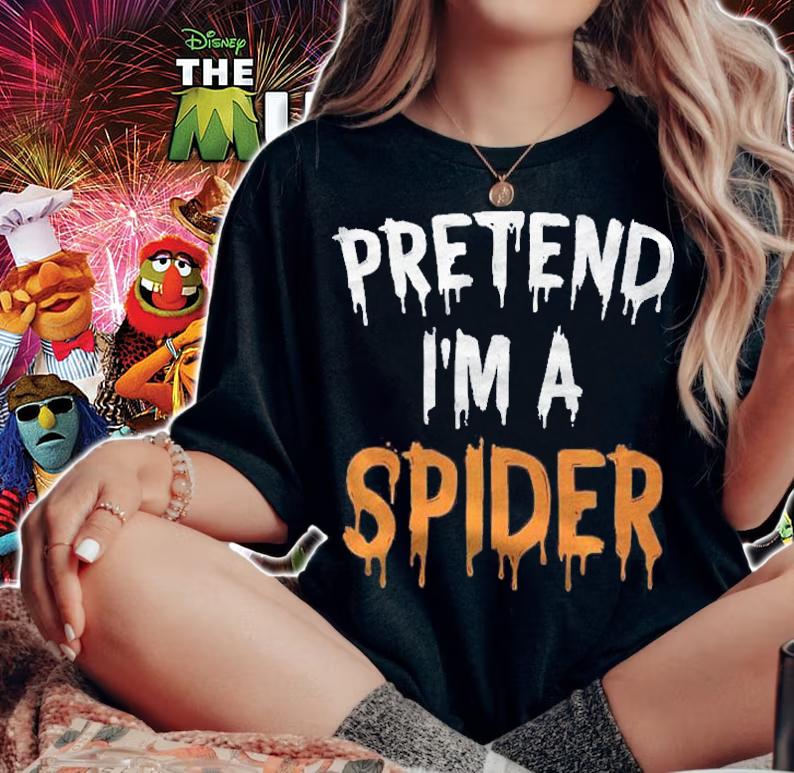 Funny Lazy Halloween Costume Shirt Pretend Im A Spider Premium Shirt