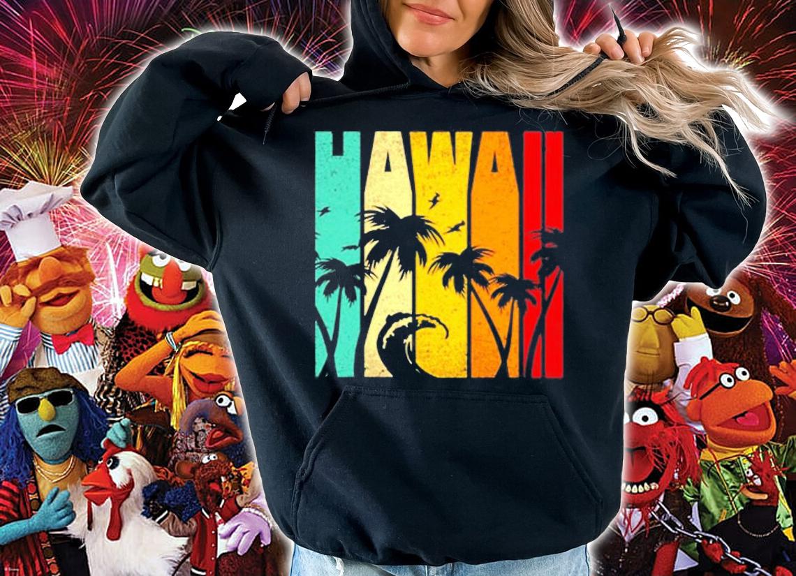 Hawaii Aloha State Vintage Retro Hawaiian Islands T-Shirt hoodie