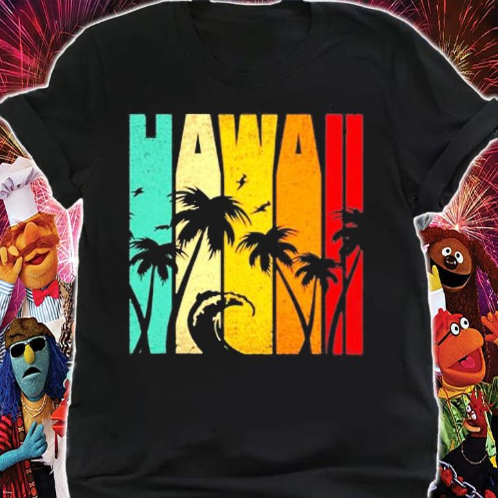 Hawaii Aloha State Vintage Retro Hawaiian Islands T-Shirt shirt