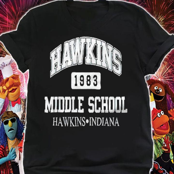 Hawkins 1983 Middle School Hawkins Indiana T-shirt shirt