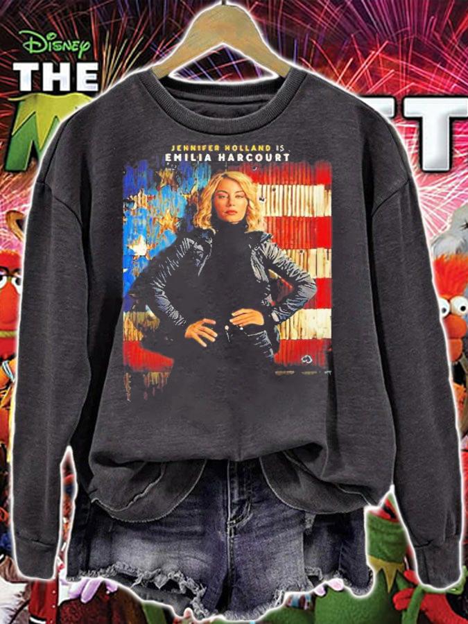 Jennifer Holland Is Emilia Harcourt Shirt sweatshirt