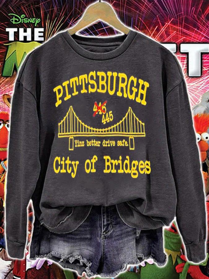Pittsburgh City Of Bridges T-Shirt sweatshirt