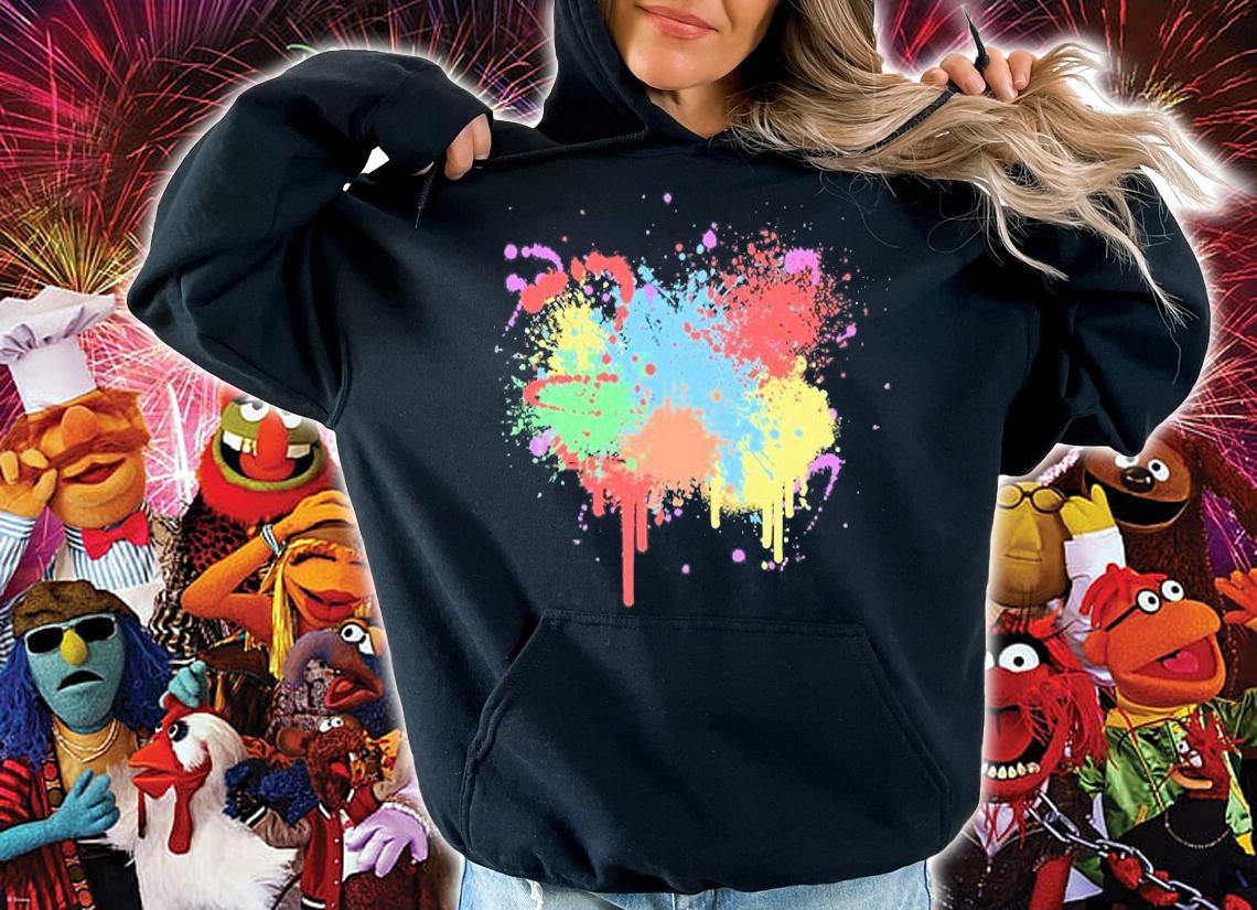 Pretty Pastel Paint Splatter Painting Art T-Shirt hoodie