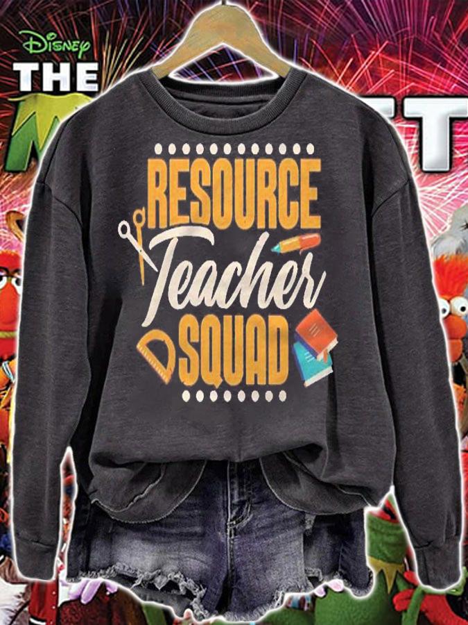 Resource Teacher Squad Sped Special Education Educators Shirt sweatshirt