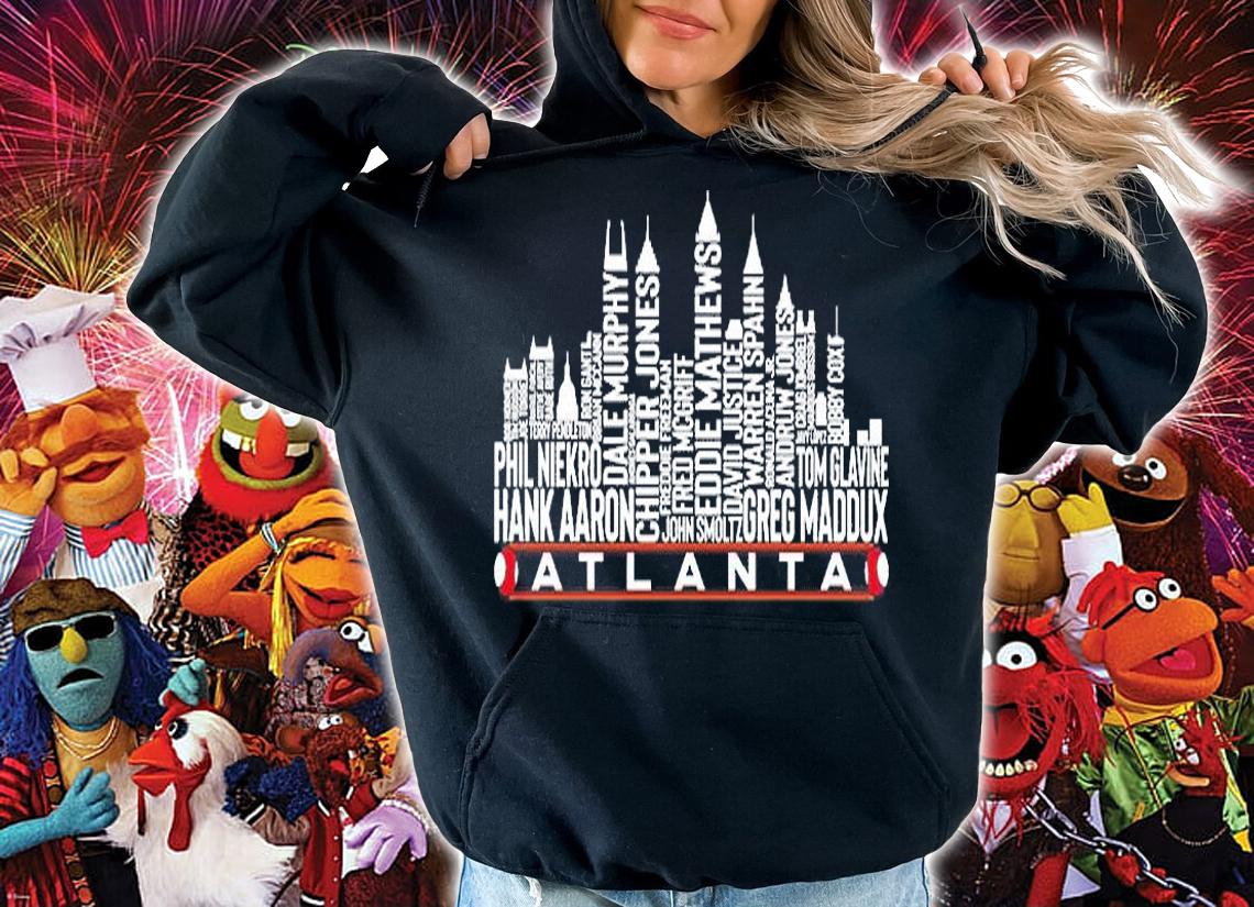 The Legends Atlanta City Skyline Of The Atlanta Baseball Team T-Shirt hoodie