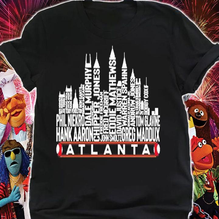 The Legends Atlanta City Skyline Of The Atlanta Baseball Team T-Shirt shirt