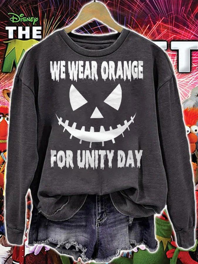Unity Day Shirt Orange Unity Day Tshirts Kids Jackolantern Shirt sweatshirt