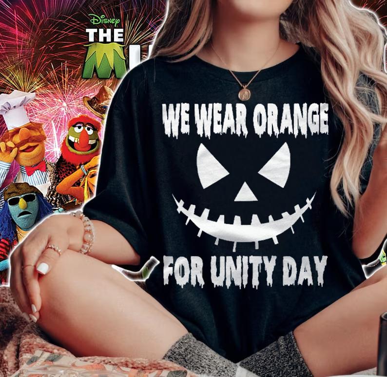Unity Day Shirt Orange Unity Day Tshirts Kids Jackolantern Shirt woman shirt