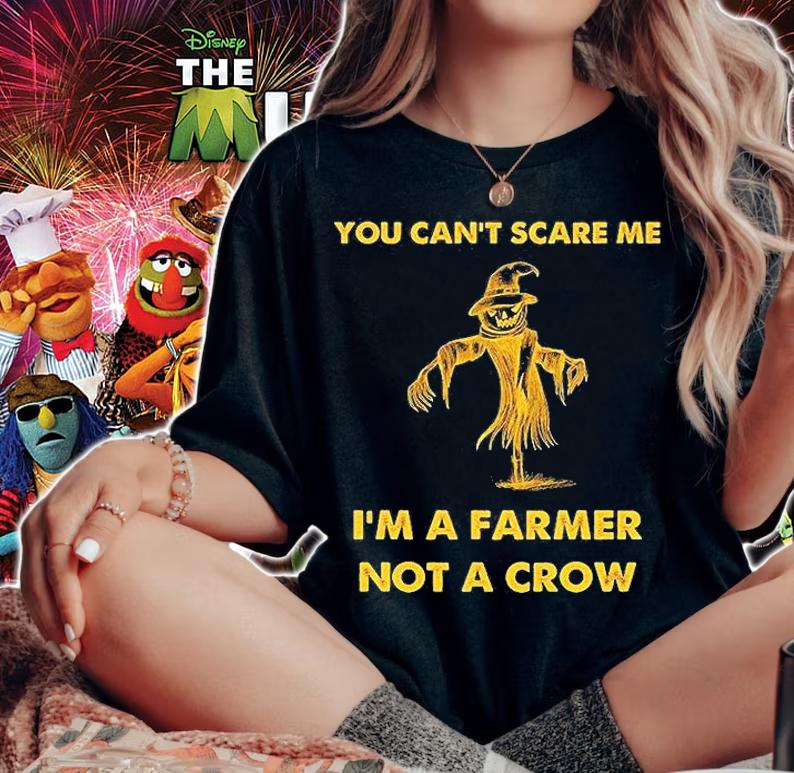 You Can't Scare Me I'm A Farmer Not A Crow T-Shirt woman shirt