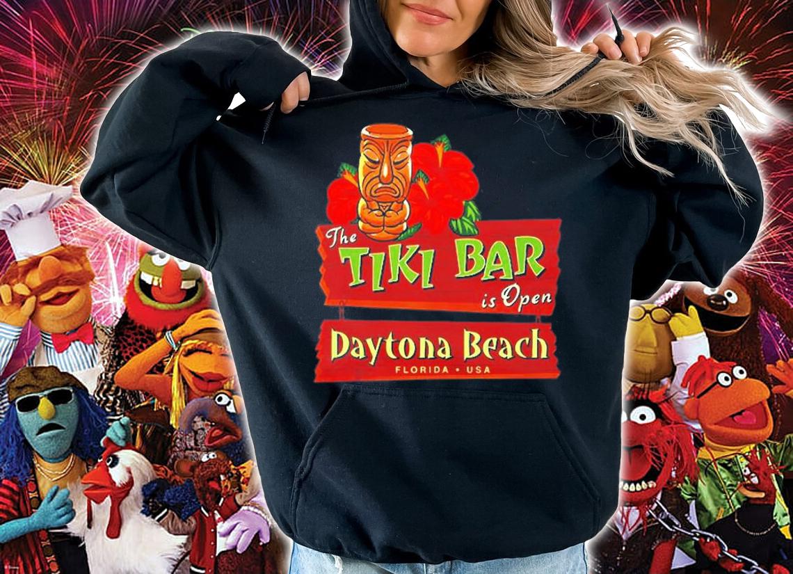 Daytona Beach Florida Tiki Bar Souvenir T-Shirt hoodie