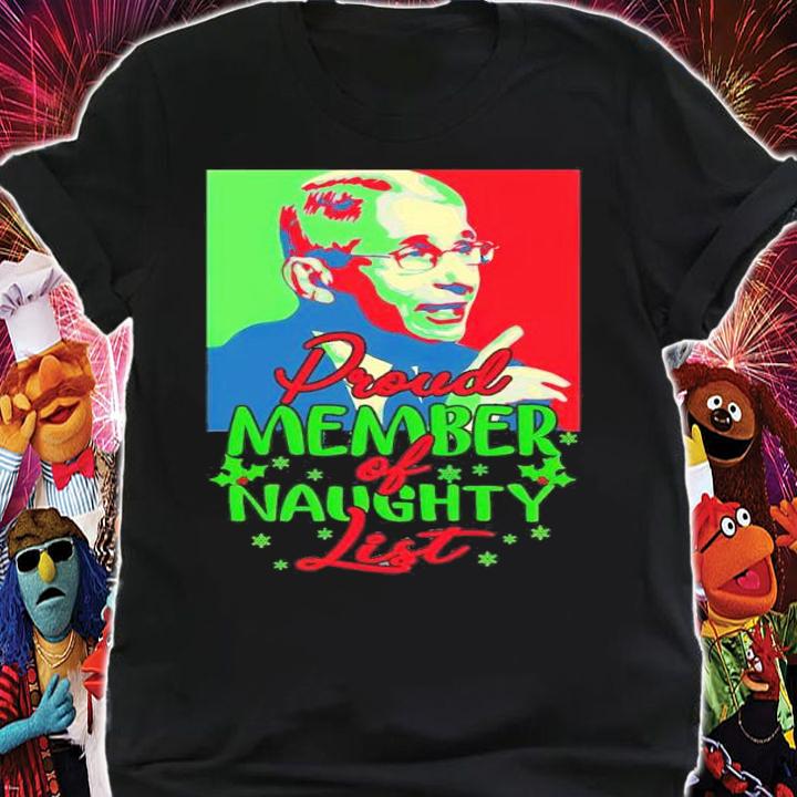 Dr Fauci Proud Member Of Naughty List Shirt