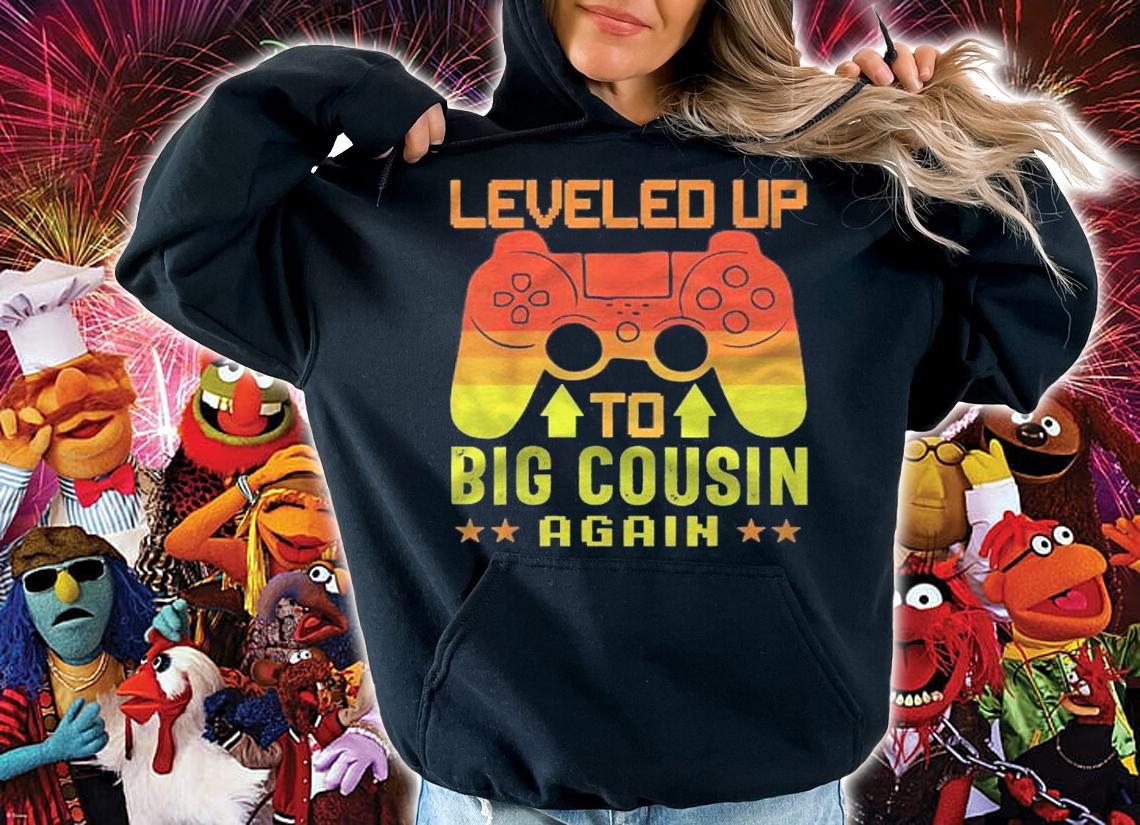 Funny Leveled Up To Cousin Again Promoted To Cousin Again Shirt