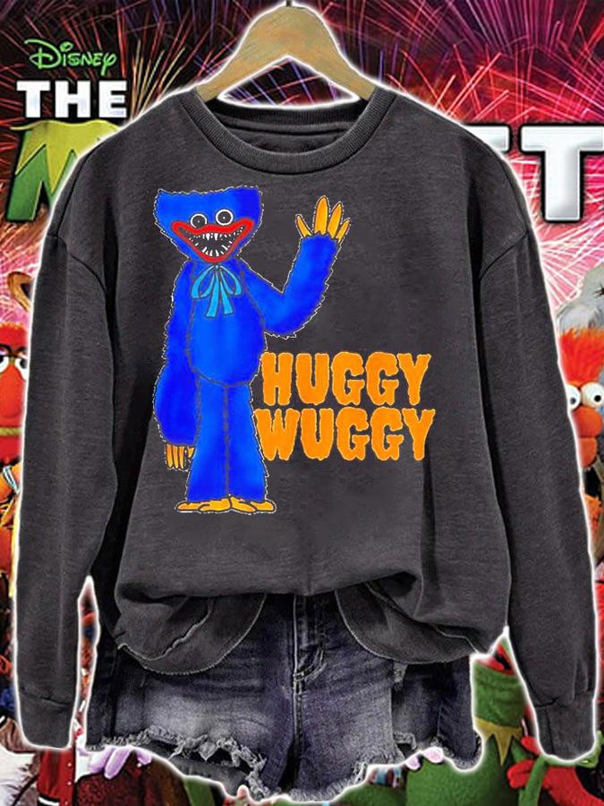 Huggy Poppy Playtime Horror Scary Game T-Shirt sweatshirt
