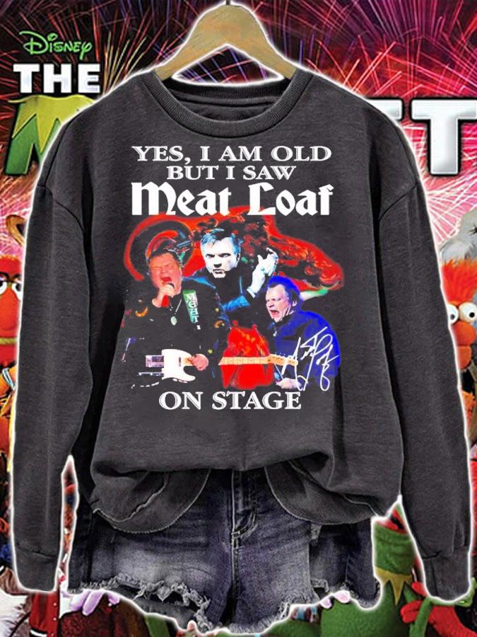 Official Yes I Am Old But I Saw Meat Loaf On Stage Signatures Shirt