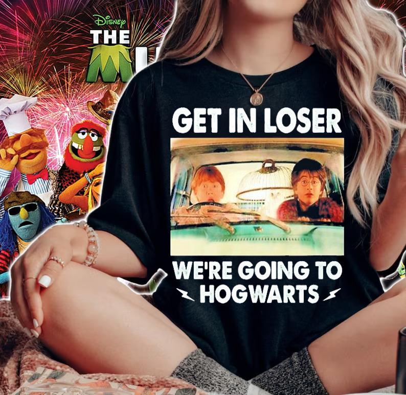 Rams Get In Loser We're Going To Hogwarts T-Shirt woman shirt