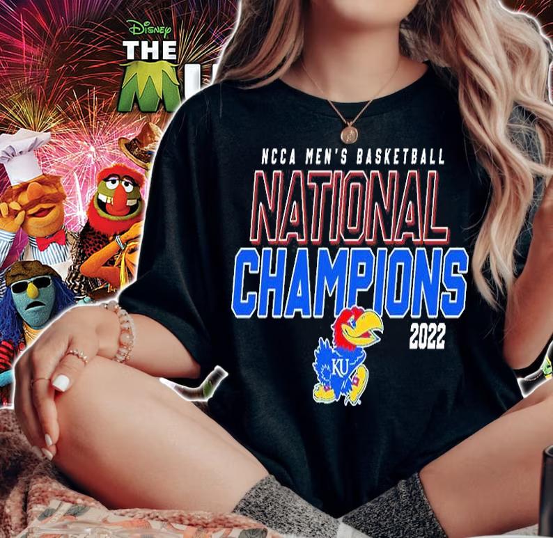 National Champions 2022 Kansan Jayhawks NCAA Men's Basketball T-Shirt