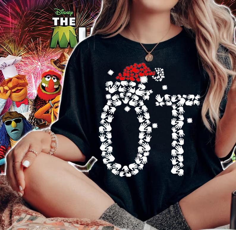 Occupational Therapist Santa T-Shirt woman shirt