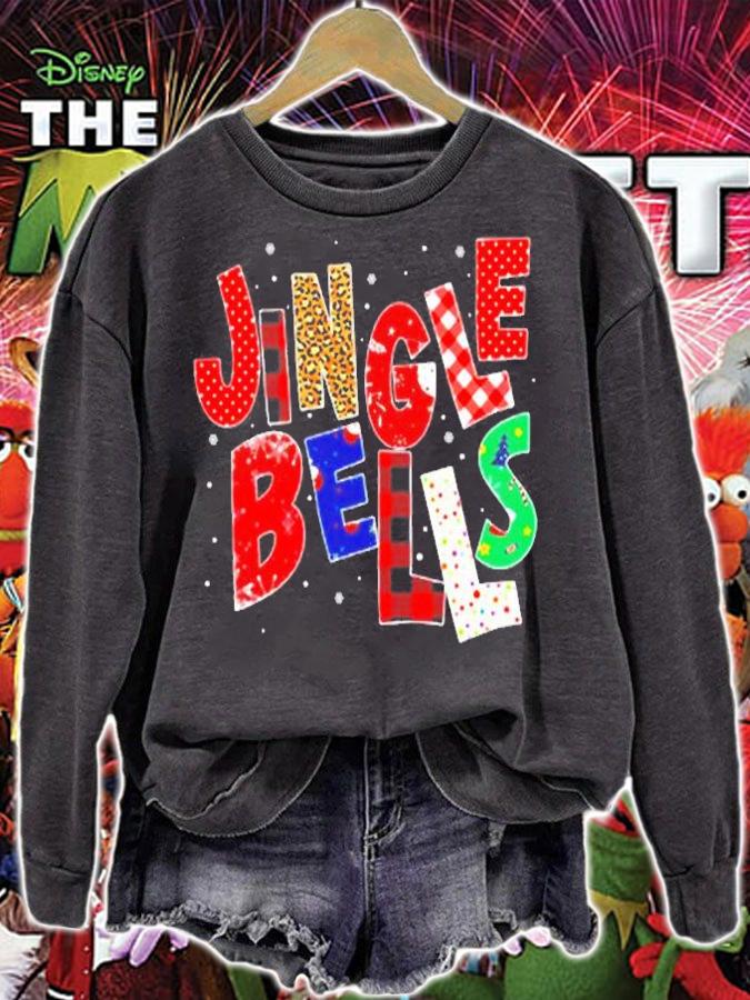 Red Plaid Jingle Bells Christmas Family Pajama Shirt sweatshirt