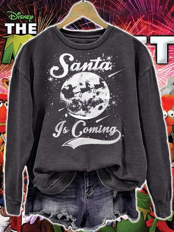 Santa Claus Is Coming Funny Merry Christmas Shirt sweatshirt