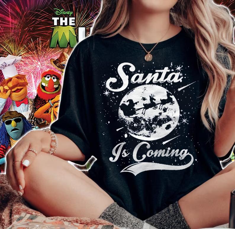 Santa Claus Is Coming Funny Merry Christmas Shirt woman shirt