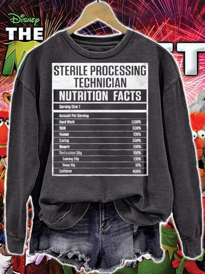 Sterile Processing Technician Nutrition Funny Tech Shirt sweatshirt