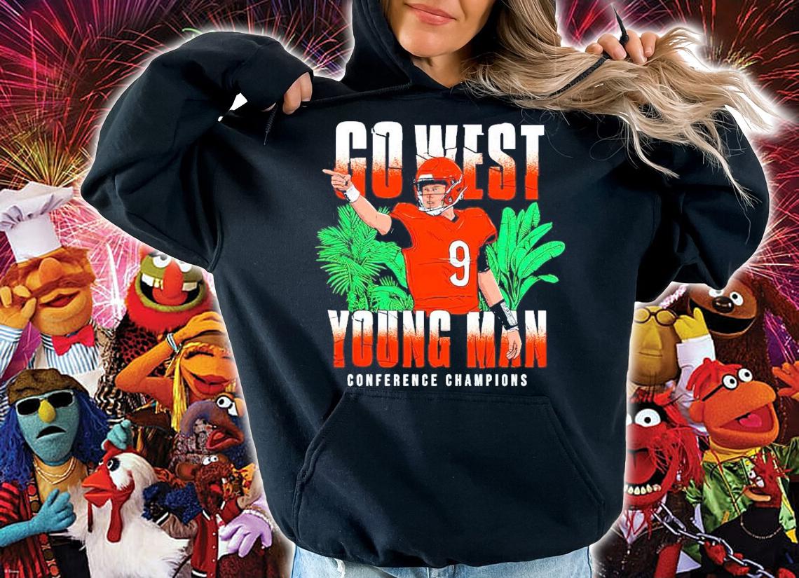 Cincinnati Bengals Joe Burrow Go West Young Man Conference Champions Shirt hoodie