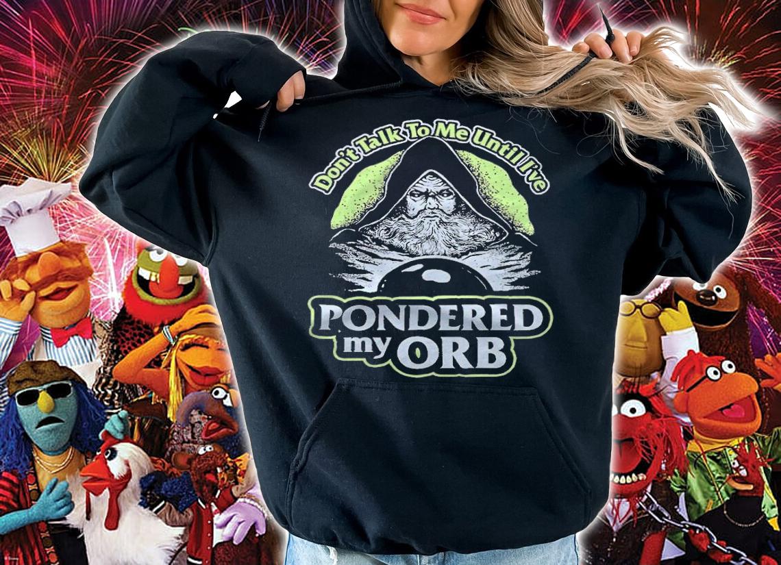 Don't talk to me until I've pondered my orb T-shirt