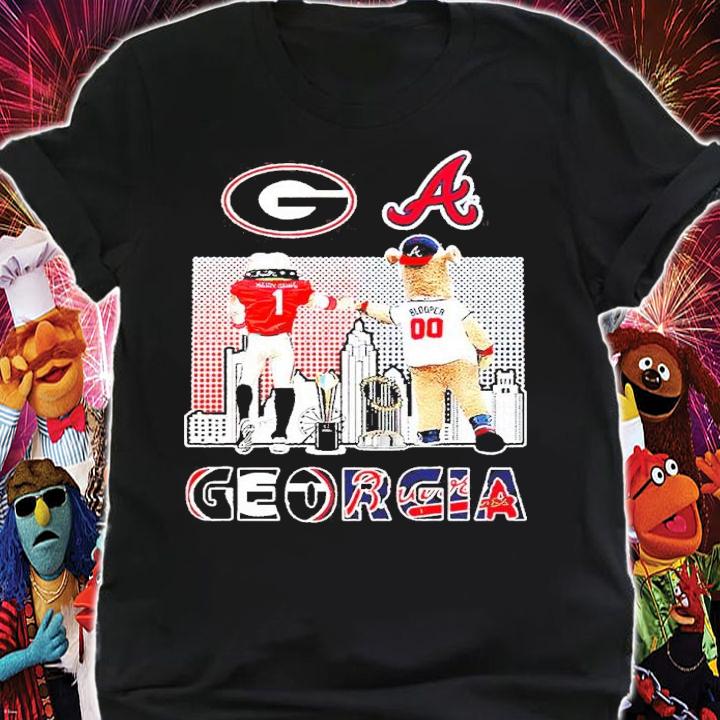 Georgia Hairy Dawg And Blooper T-Shirt shirt