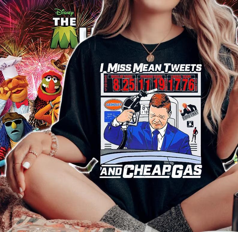 I Miss Mean Tweets And Cheap Gas T-Shirt woman shirt