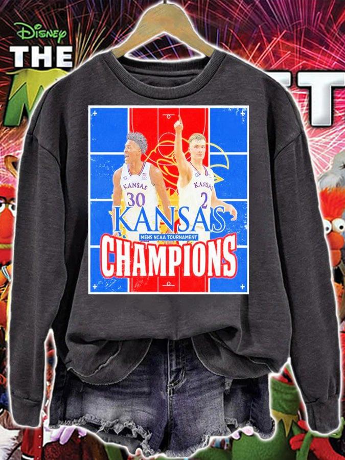 KU Kansas Jayhawks Champions March Madness 2022 T-Shirt