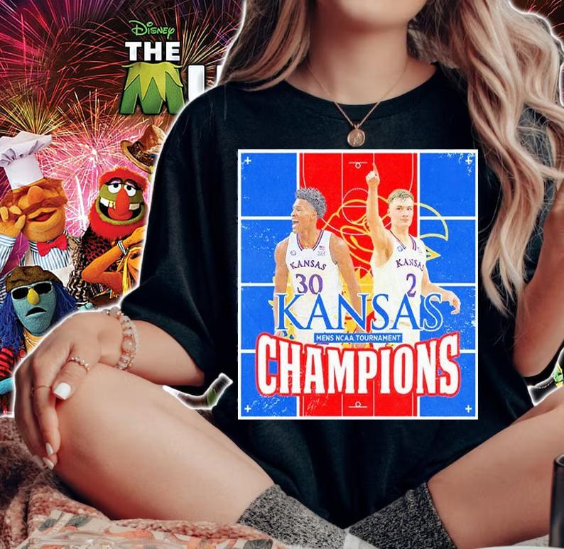 KU Kansas Jayhawks Champions March Madness 2022 T-Shirt