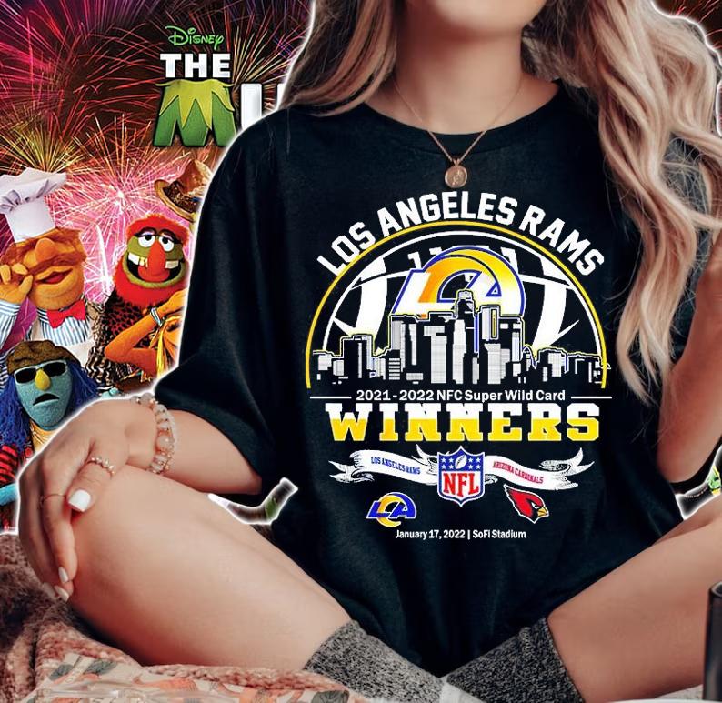 Los Angeles Rams 2021 2022 NFC Super Wild Card winners Los Angeles Rams vs Arizona Cardinals shirt woman shirt