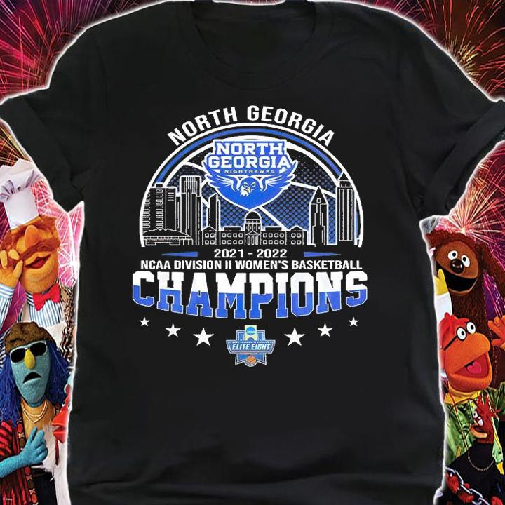 North Georgia 2022 NCAA Division II Women's Basketball Champions T-Shirt shirt
