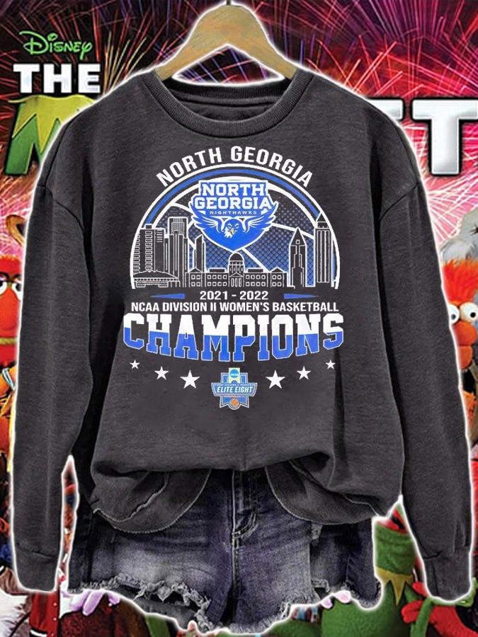 North Georgia 2022 NCAA Division II Women's Basketball Champions T-Shirt sweatshirt