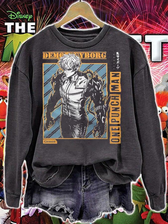 One Punch Man Genos Demon Cyborg T-shirt