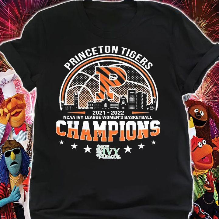 Princeton Tigers 2022 NCAA Ivy League Women's Basketball Champions T-Shirt shirt