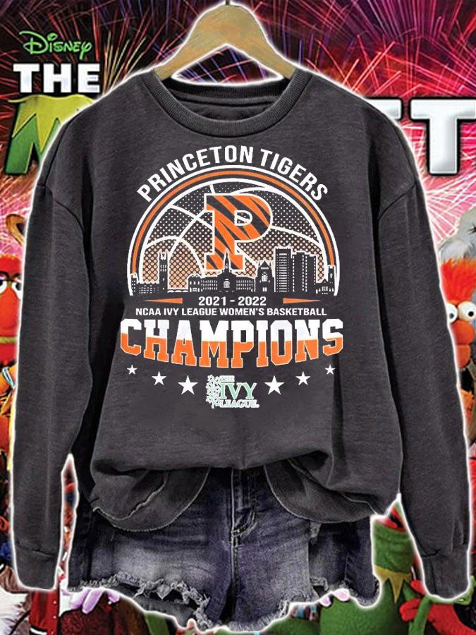 Princeton Tigers 2022 NCAA Ivy League Women's Basketball Champions T-Shirt sweatshirt