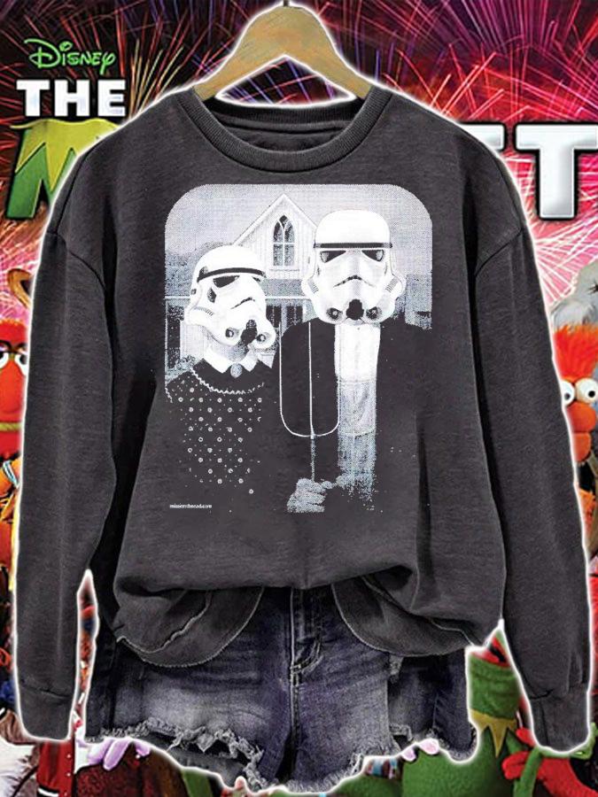 Star Wars Stormtrooper American Gothic Shirt sweatshirt