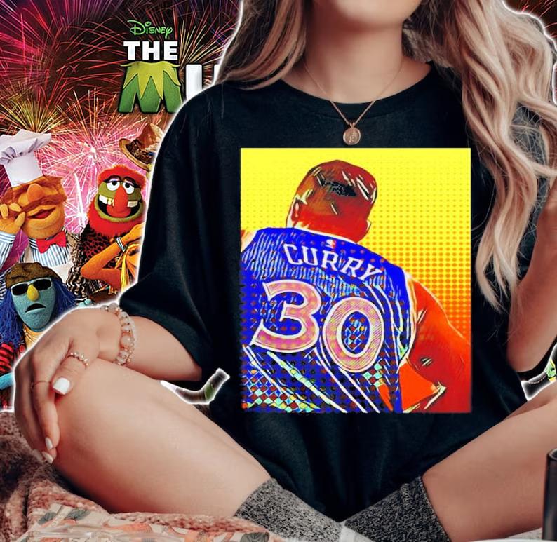Steph Curry The 30 Number Golden State Warriors Basketball Shirt woman shirt
