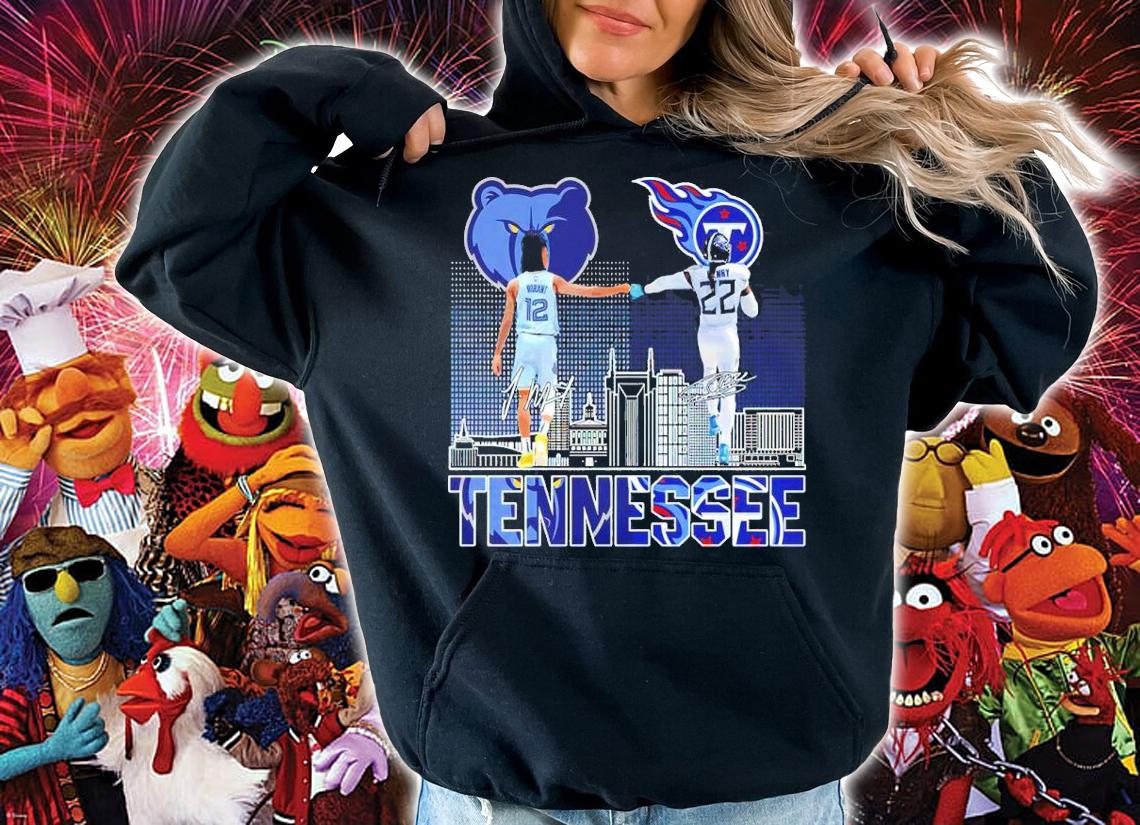 TENNESSEE Ja Morant And Derrick Henry Signatures Shirt hoodie